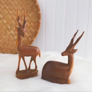 Vintage Antelope Figurines